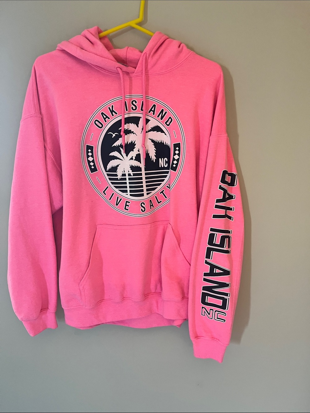 Live Salt Pink Hoodie - Women's Pullover Sweatshirt